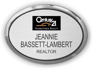 (image for) Century 21 Hometown Realty Executive Silver Oval badge