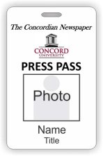 (image for) The Concordian Newspaper Photo ID Vertical badge
