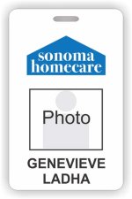 (image for) Sonoma Homecare Photo ID Badge