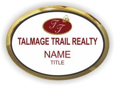 (image for) Talmage Trail Realty Oval Executive Gold Other badge