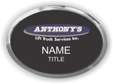 (image for) Anthony's Management Oval Executive Silver Other badge