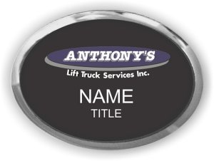 (image for) Anthony\'s Management Oval Executive Silver Other badge