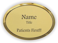 (image for) Girgis Chiropractic Oval Executive Gold badge