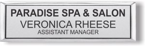 (image for) Paradise Spa & Salon Small Executive Silver badge