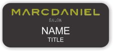 (image for) MarcDaniel Salon Chalkboard Badge - Name and Title