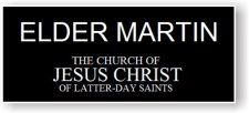(image for) The Church of Jesus Christ of Later-Day Saints Standard Black Square Corner badge