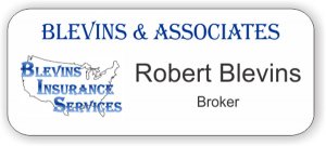 (image for) Blevins & Associates Standard White badge