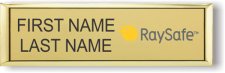 (image for) RaySafe Small Executive Gold badge