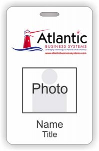 (image for) Atlantic Business Systems Photo ID Vertical badge