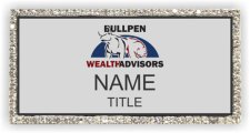 (image for) Bullpen Wealth Advisors Bling Silver badge