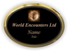 (image for) World Encounters Ltd Oval Executive Gold Other badge
