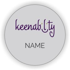 (image for) Keenability Circle Silver badge