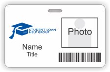 (image for) Student Loan Help Group Barcode ID Horizontal badge