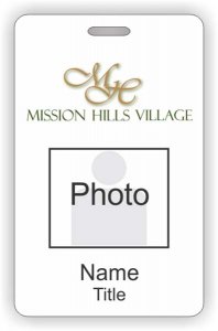 (image for) Barrett & Stokely - Mission Hills Photo ID Vertical badge