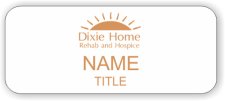 (image for) Dixie Home Rehab & Hospice Standard White badge