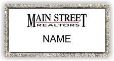(image for) Main Street Realtors Bling Silver Other badge