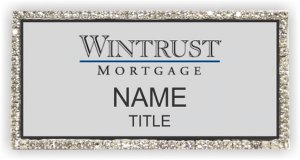 (image for) Wintrust Mortgage Bling Silver badge