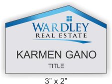(image for) Wardley Real Estate Shaped Silver badge