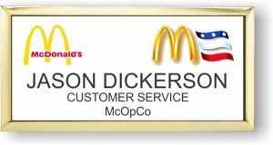 (image for) McDonald\'s Executive Gold Other badge