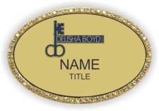 (image for) Delisha Boyd, LLC Bling Gold badge