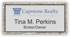 (image for) Capstone Realty Bling Silver badge