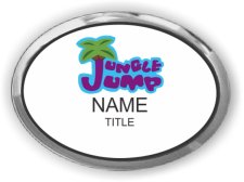 (image for) Jungle Jump Oval Executive Silver Other badge