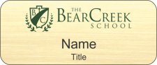 (image for) The Bear Creek School Standard Gold badge