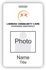 (image for) Lioness Community Care Corp Photo ID Vertical badge