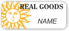 (image for) Real Goods Standard White badge