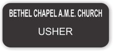 (image for) Bethel Chapel A.M.E. Church Standard Black badge