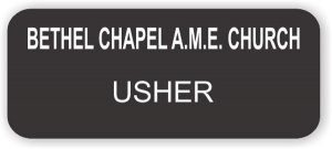 (image for) Bethel Chapel A.M.E. Church Standard Black badge