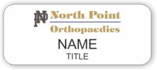 (image for) North Point Orthopaedics Standard White badge