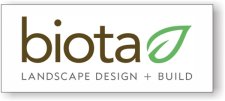 (image for) biota - Landscape Design + Build Standard White Square Corner badge