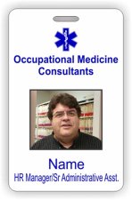 (image for) Occupational Medicine Consultants Photo ID Vertical badge