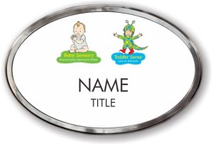 (image for) Baby Sensory Oval Prestige Polished badge