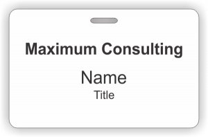 (image for) Maximum Consulting ID Horizontal badge