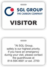 (image for) SGL Group ID Horizontal Double Sided badge