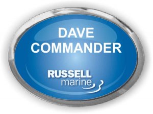 (image for) Russell Marine Oval Executive Silver Other badge