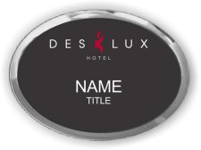 (image for) Des Lux Hotel Oval Executive Silver Other badge
