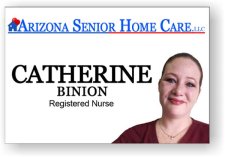 (image for) Arizona Senior Home Care Shaped White badge