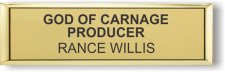 (image for) RANCE WILLIS Small Executive Gold badge