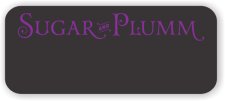 (image for) Sugar and Plumm Chalkboard badge