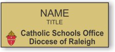 (image for) Diocese of Raleigh Standard Gold Square Corner badge