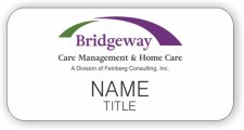 (image for) Bridgeway Shaped White badge