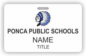 (image for) Ponca Public Schools ID Horizontal badge