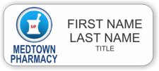 (image for) Medtown Pharmacy Standard White badge