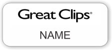 (image for) Great Clips Standard White badge