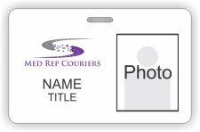 (image for) Med Rep Couriers Photo ID Horizontal badge