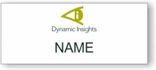 (image for) Dynamic Insights Standard White Square Corner badge