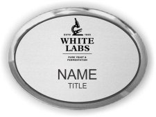 (image for) White Labs, Inc. Oval Executive Silver badge